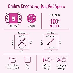 KnitPal Ombré-Encore Chunky Ombre Yarn for