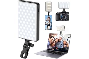 Compact & Portable Clip-On Fill Light for Portable Phone Light, Rechargeable Video Light – Ultra-Slim Design Saves Space in B