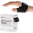 Orfit Orficast Easy-Form Splinting Material Heat-Activated Thermoplastic Tape For Trigger Finger, Thumb, Arthritis Pain Relief, Hand Support 6” x 9’, Black, One Roll