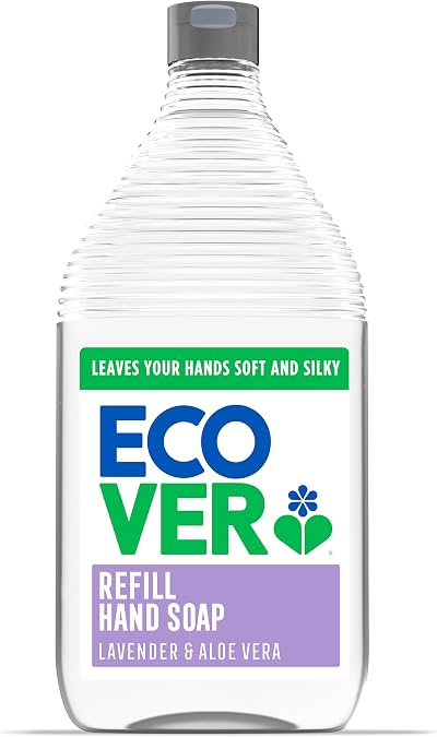 Ecover Hand Wash Refill 950ml Lavender Aloe Vera Gentle Skin pH Neutral