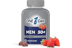 One A Day Men 50 Plus Multivitamin Gummies- Advanced Multivitamin Gummy with Brain Function & Immunity Support, Formulated wi