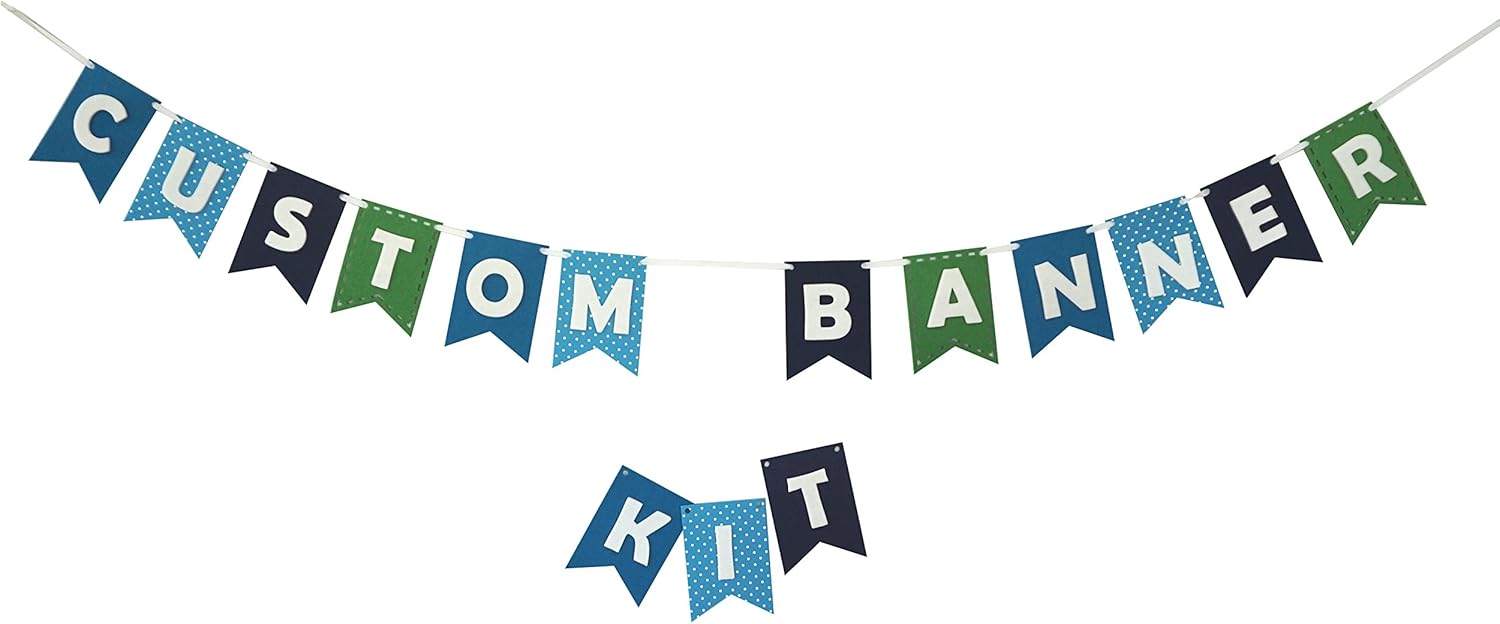 Amazon Com Decomod Custom Banner Kit Bunting Laser Cut Felt