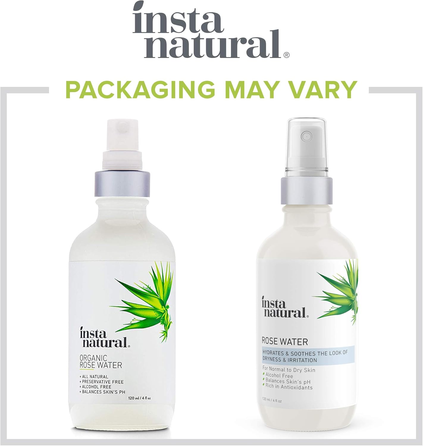 instanatural organic rose water