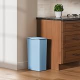 EKO Morandi 30L Kitchen Recycling Bin with Touch Top Lid Titanium Blue view 2