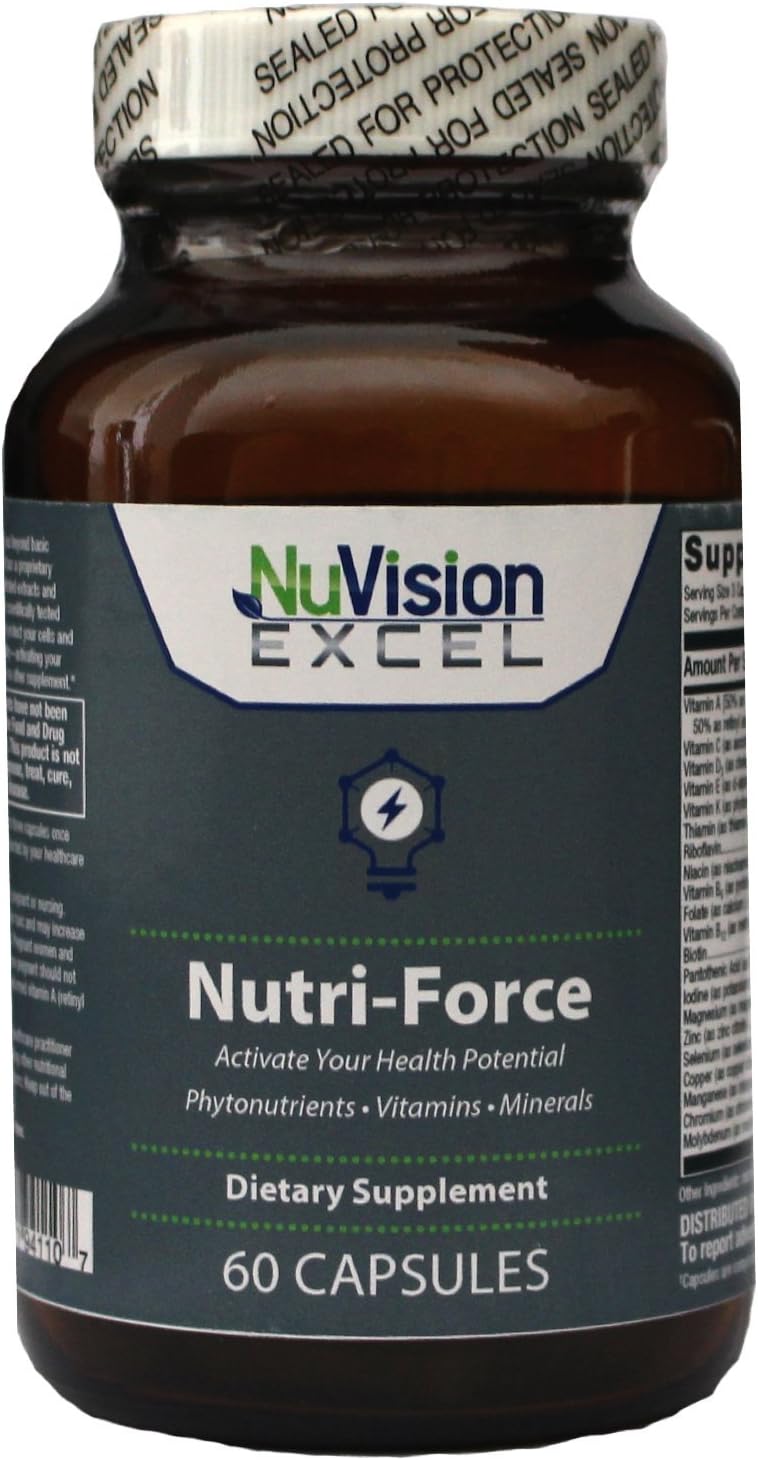 Nutri-Force (Plant Based Multivitamin with Phytonutrients - Vitamin and Mineral Supplement)