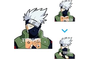 TNOLTK 3D Motion Anime Car Decals Waterproof Stickers Anime Bumper Stickers for Car Automotive Laptop Window Skateboard Kids(N-10)