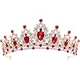 FORSEVEN Crystal Tiaras for Women, Wedding Tiaras and Crowns for Women Tiaras for Birthday Party Princess Crown Hair Accessories Bride Rhinestone Headband