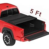 Amazon Com Maxmate Soft Tri Fold Truck Bed Tonneau Cover Compatible With 2019 2021 Toyota Tacoma Does Not Fit Trail Special Edition With Storage Boxes Fleetside 5 Bed Automotive