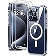 TAURI 3 In 1 Designed For IPhone 15 Case, [Not-Yellowing] With 2X Screen Protector 2 thumbnail image