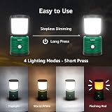 Lepro 1100 Lumen Battery Camping Lantern Dimmable Warm White Daylight Power view 3