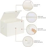 GRANNY SAYS Cloth Storage Boxes with Lids Pack of 2 Cream 40x26x25.5 cm view 3