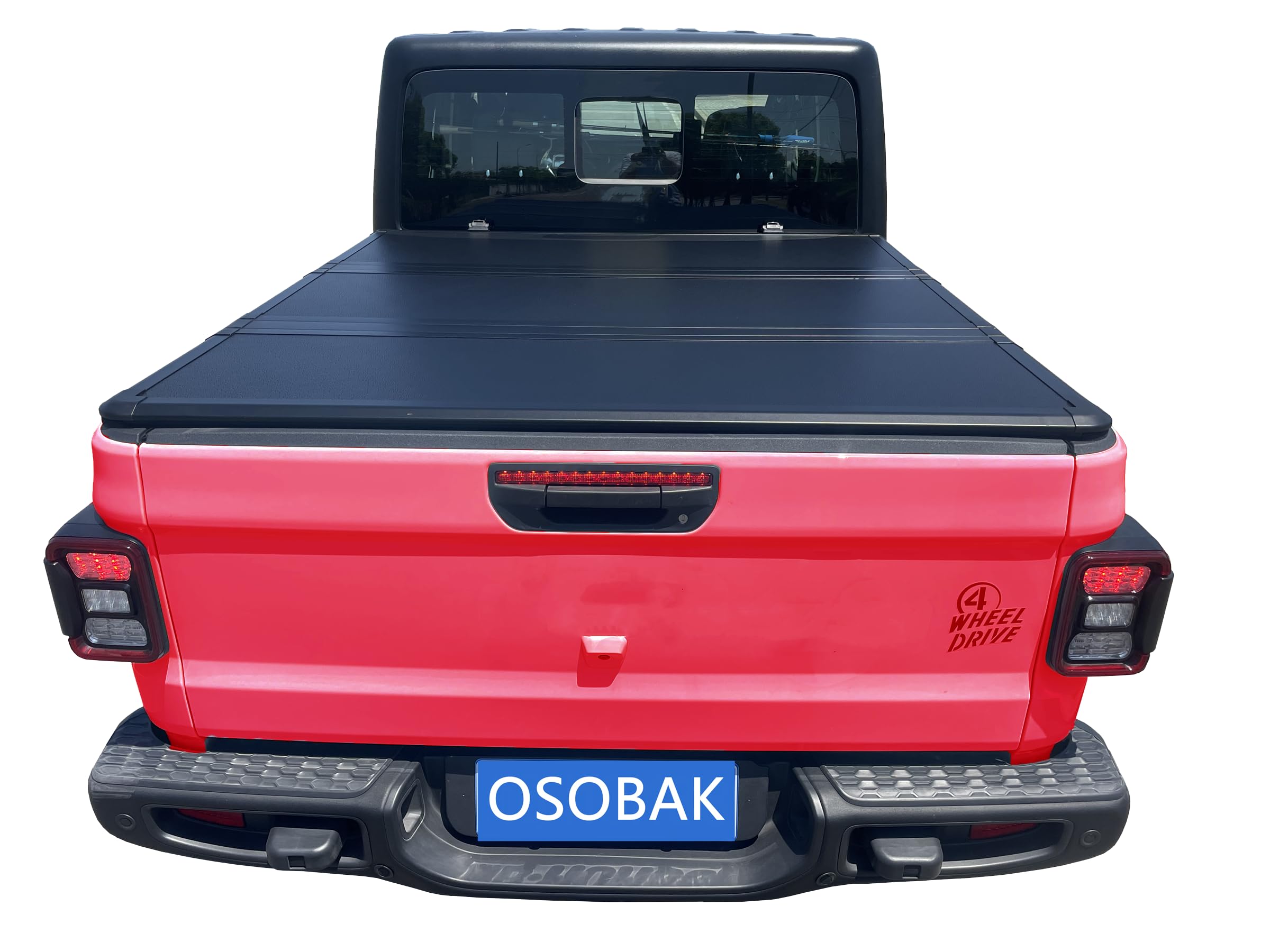 EVERESTCO Hard Tri-Fold Tonneau Cover For 2007-2024 Toyota Tundra 6.5ft/6.6ft Bed