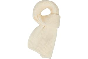 Mealah Kids Winter Scarf for Girls Boys - Outdoor Soft Warm Knit Neck Warmer Scarves for Cold Weather