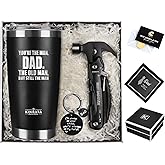KINBATA Birthday Gifts For Dad-Valentines Best Day Gifts for Dad Ever Gifts for Men from Daughter Son Wife Personalized Present for Him PaPa Multitool
