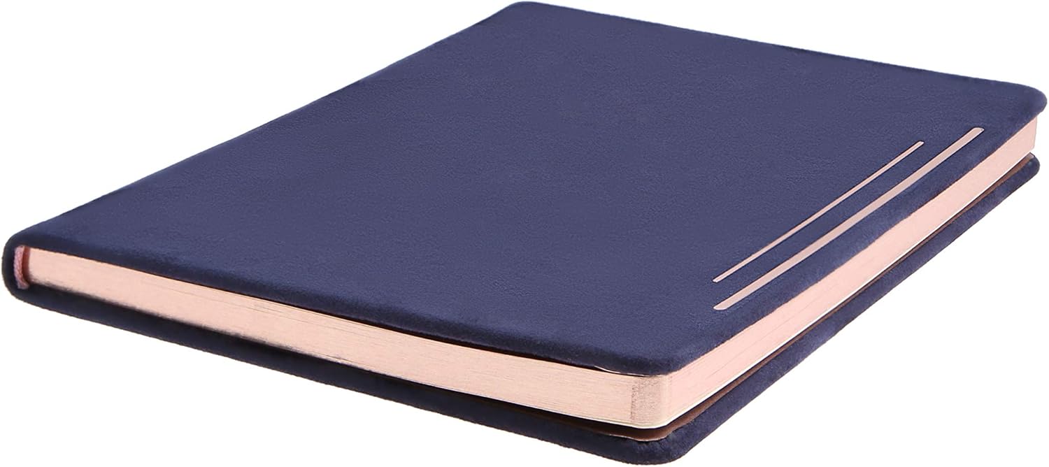 Collins Diva A5 Luxe Ruled Notebook - Navy - Image 5