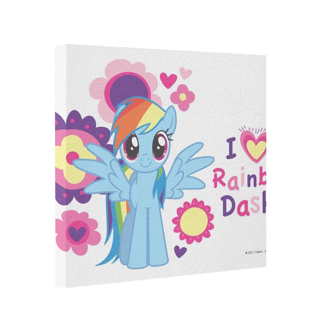 Dobend Canvas Picture Frames I Heart Rainbow Dash Photos To Canvas Art