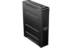 VAULTEK Slider Series Rugged Smart Handgun Safe Quick Auto-Open Sliding Door Pistol Safe with Biometric Scanner, Live Alerts, and Mounting Plate (Biometric + ViSN WiFi)