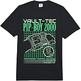 Fallout Video Game Pip-Boy 2000 Interface Retro Graphic Comfort Colors Adult Heavyweight T-Shirt