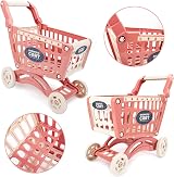 deAO Kids Shopping Cart Trolley 65 PCS Playset Red view 3