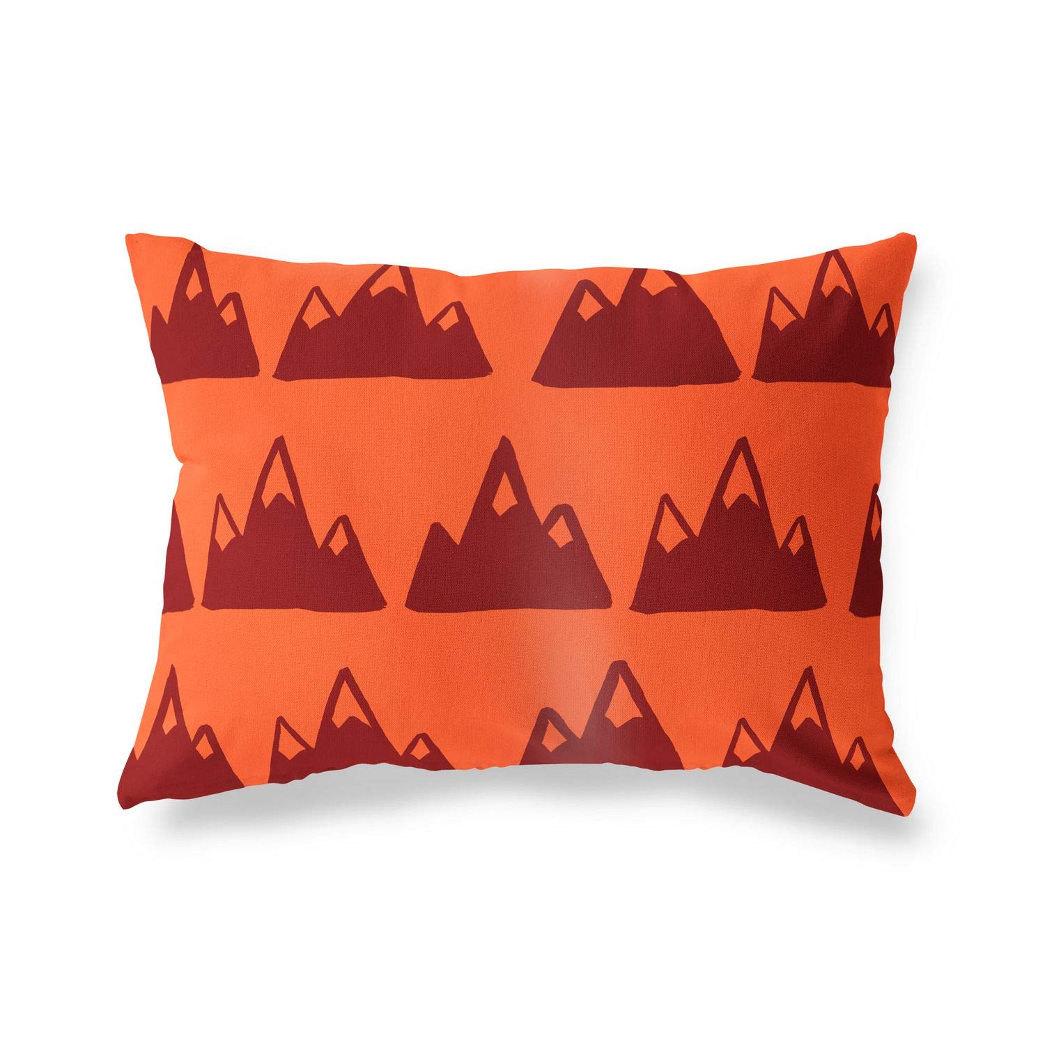 BonaMaison Decorative Cushion Cover, Orange Bordeux Throw Pillow Covers, Home Decorative Pillowcases for Livingroom, Sofa, Bedroom, Size: 45X60 Cm - Designed and Manufactured in Turkey