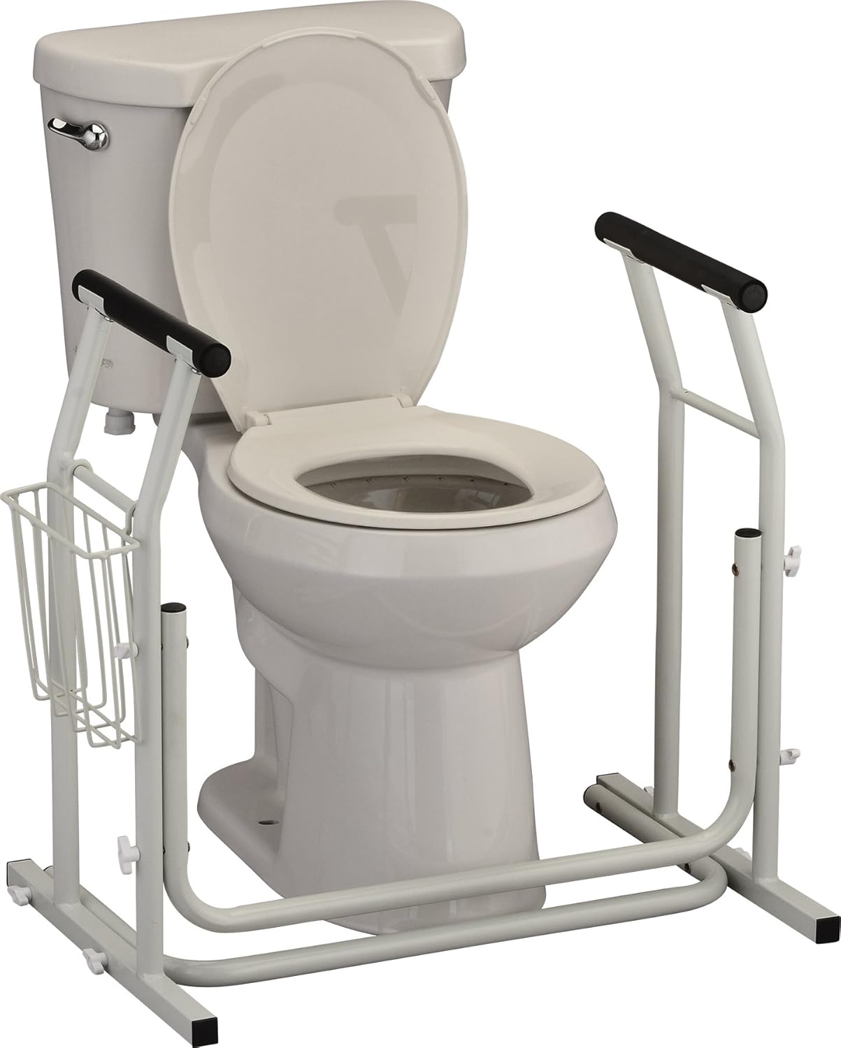 NOVA Stand Alone Toilet Rails & Frame, Portable & Lightweight Safety Support Frame for Bathroom Toilet, Quick & Easy Installation: Health & Personal Care
