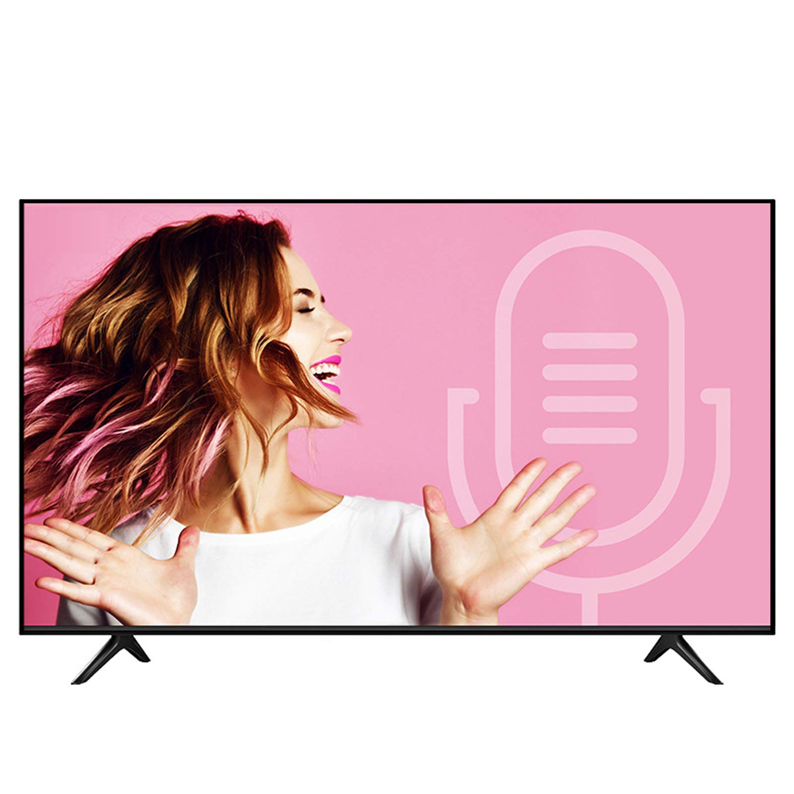 XZZ 55-inch 4K LCD TV, WiFi Network TV, 8G 64-bit Chip, Multi-Screen Interaction, Explosion-Proof/Sc