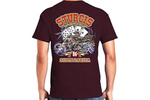 BIKER LIFE CLOTHING 2024 Sturgis Motorcycle Rally Wild Bill Spade T-Shirt