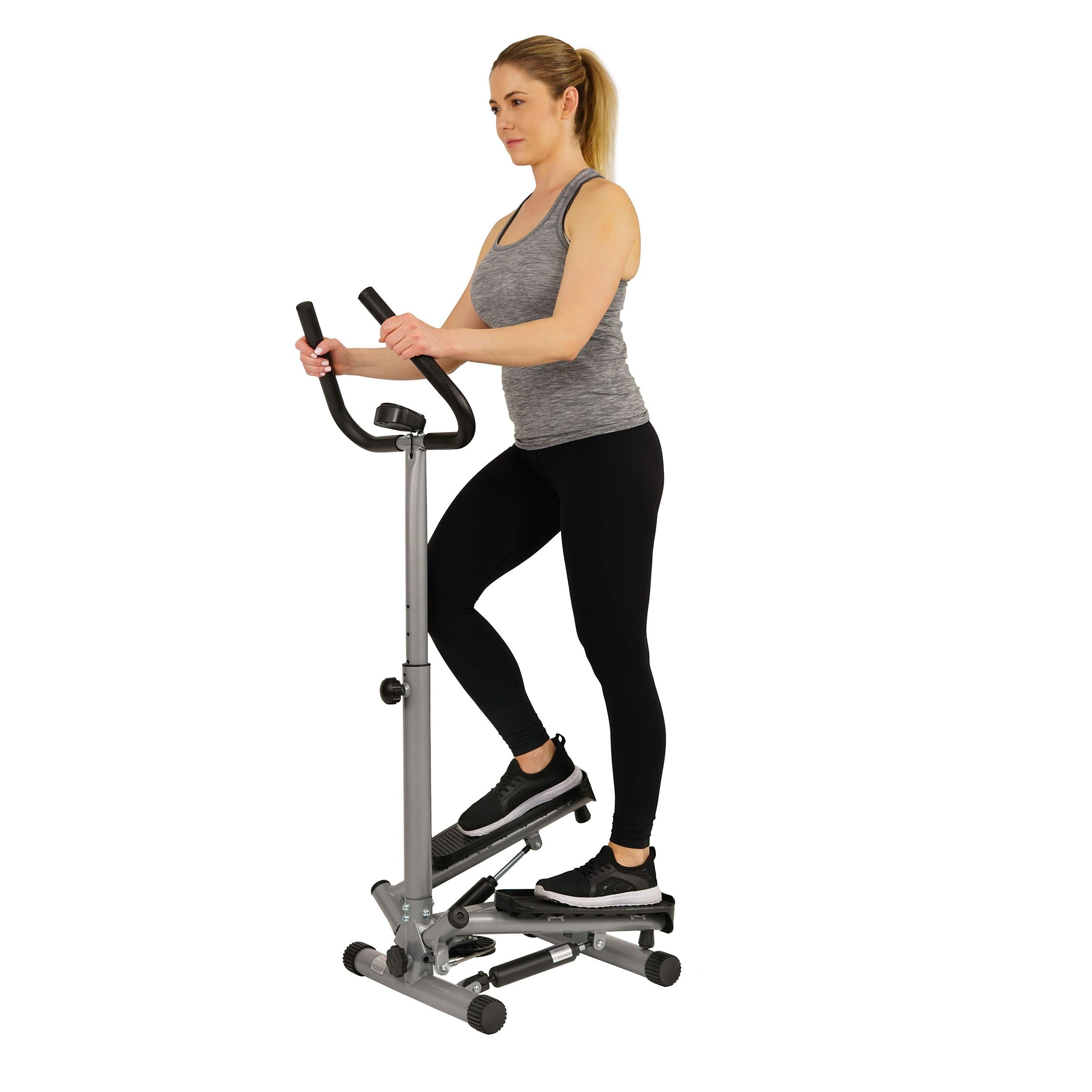 Sunny Health &amp; Fitness Twist Stepper Step Machine w/Handle