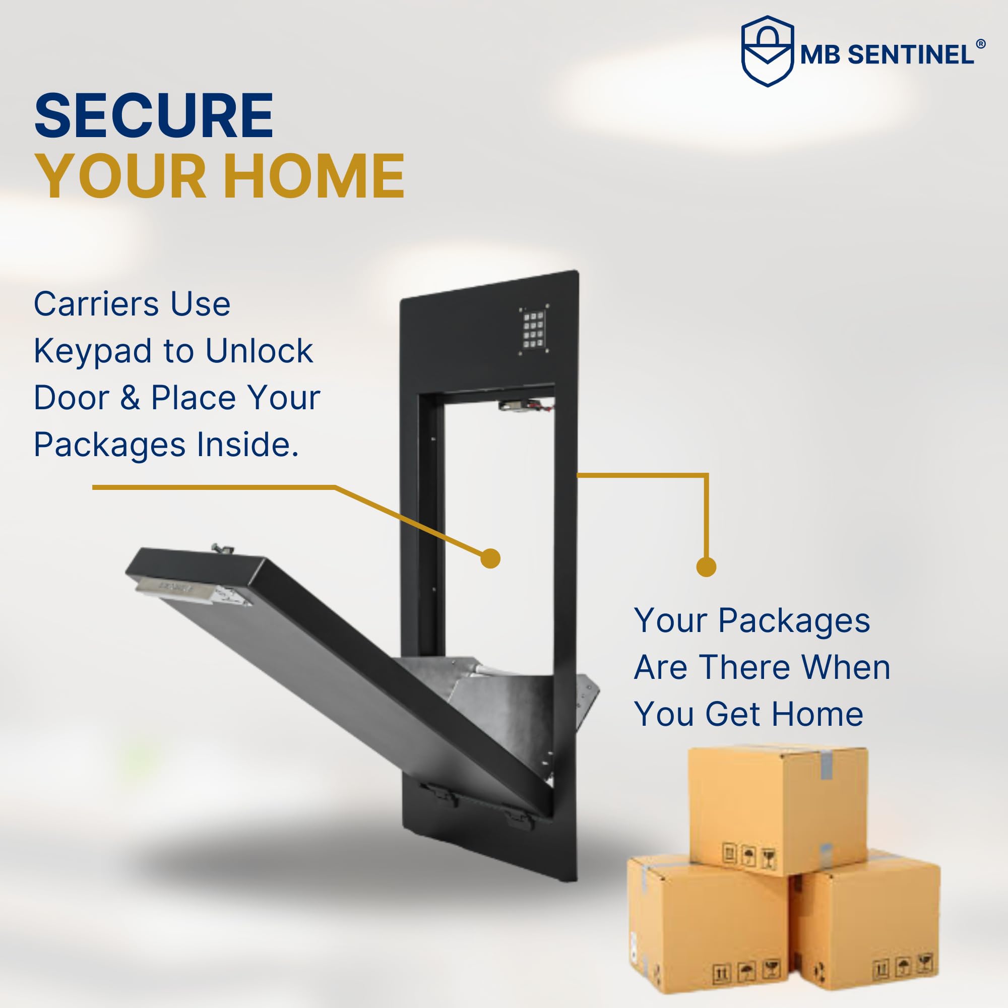 Mua MB Sentinel® Wall Mount Package Delivery with Electronic Keypad ...