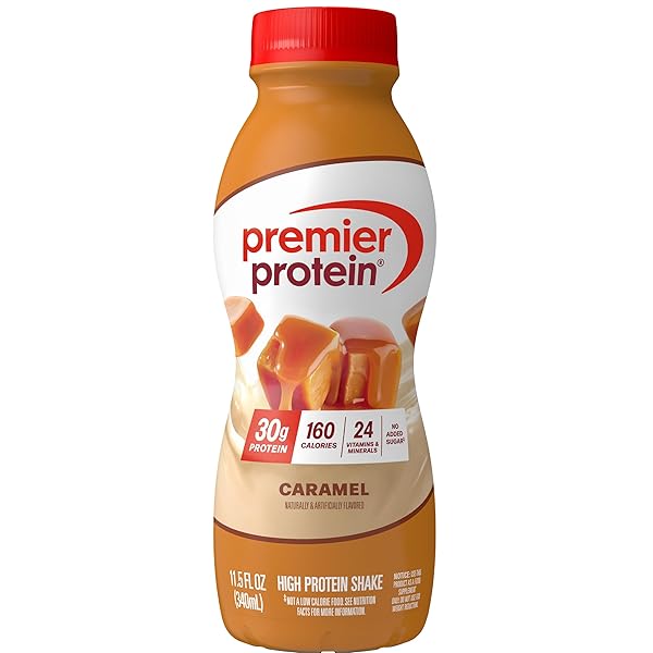PREMIER PROTEIN SHAKE, CARAMEL, 30G PROTEIN, NO ADDED...