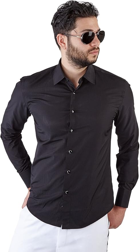 french cuff tuxedo shirt slim fit