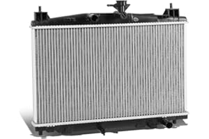 Auto Dynasty Radiator Compatible with 2011-2014 Mazda 2 AT MT, DPI 13233 Factory Style 1-Row Cooling Radiator, Aluminum Core