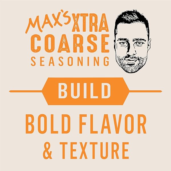 MCCORMICK GRILL MATES MAX’S XTRA COARSE SEASONING, 5.93 OZ