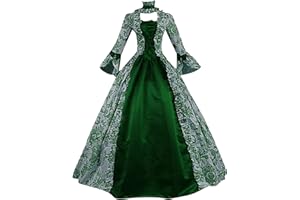 Rkwins Victorian Dresses for Women Vintage Elegant Dress Renaissance Medieval Dress Princess Ball Gown Dress Plus Size Dress
