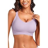 Vertvie Women's Seamless Wireless Push Up Bras with Support and Lift No Underwire Bralettes Full Coverage Sport Everyday Bra