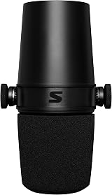 Shure MV7X XLR Dynamic Microphone for Podcasting Black Pro Quality view 9