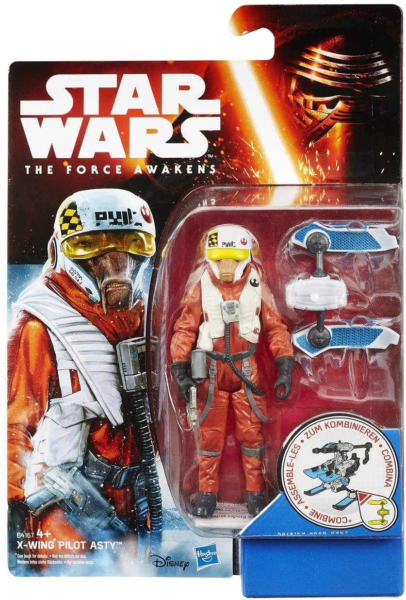 STAR WARS THE FORCE AWAKENS X-WING PILOT ASTY SNOW DESERT WAVE 1 ACTION FIGURE