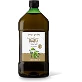 Amazon Grocery, Italian Extra Virgin Olive Oil, Cold Pressed, for Cooking, 2 Liter