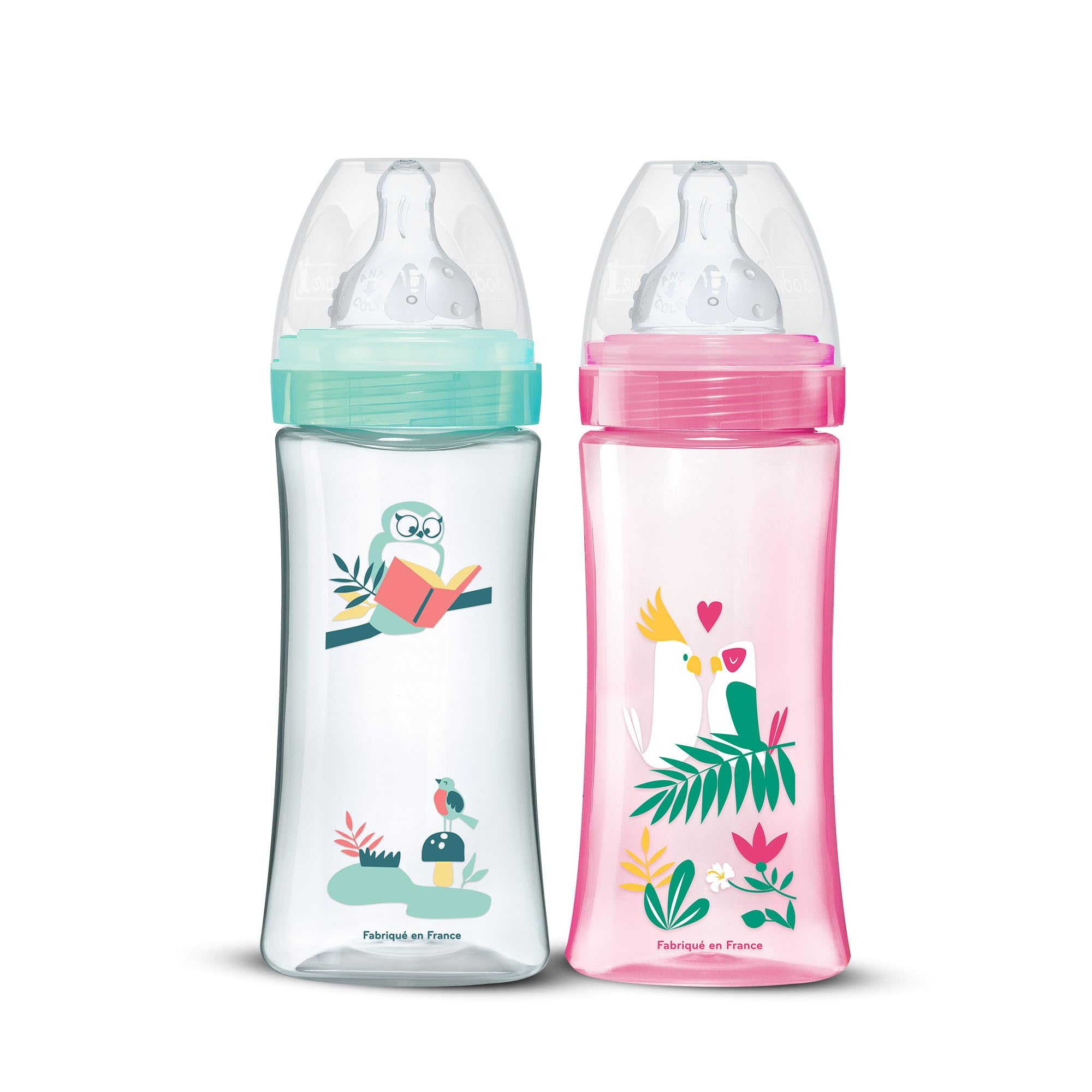 Dodie Set of 2 Anti-Colic Initiation + Dancer Pink 330 ml + 6 Months Round Teat Flow 3