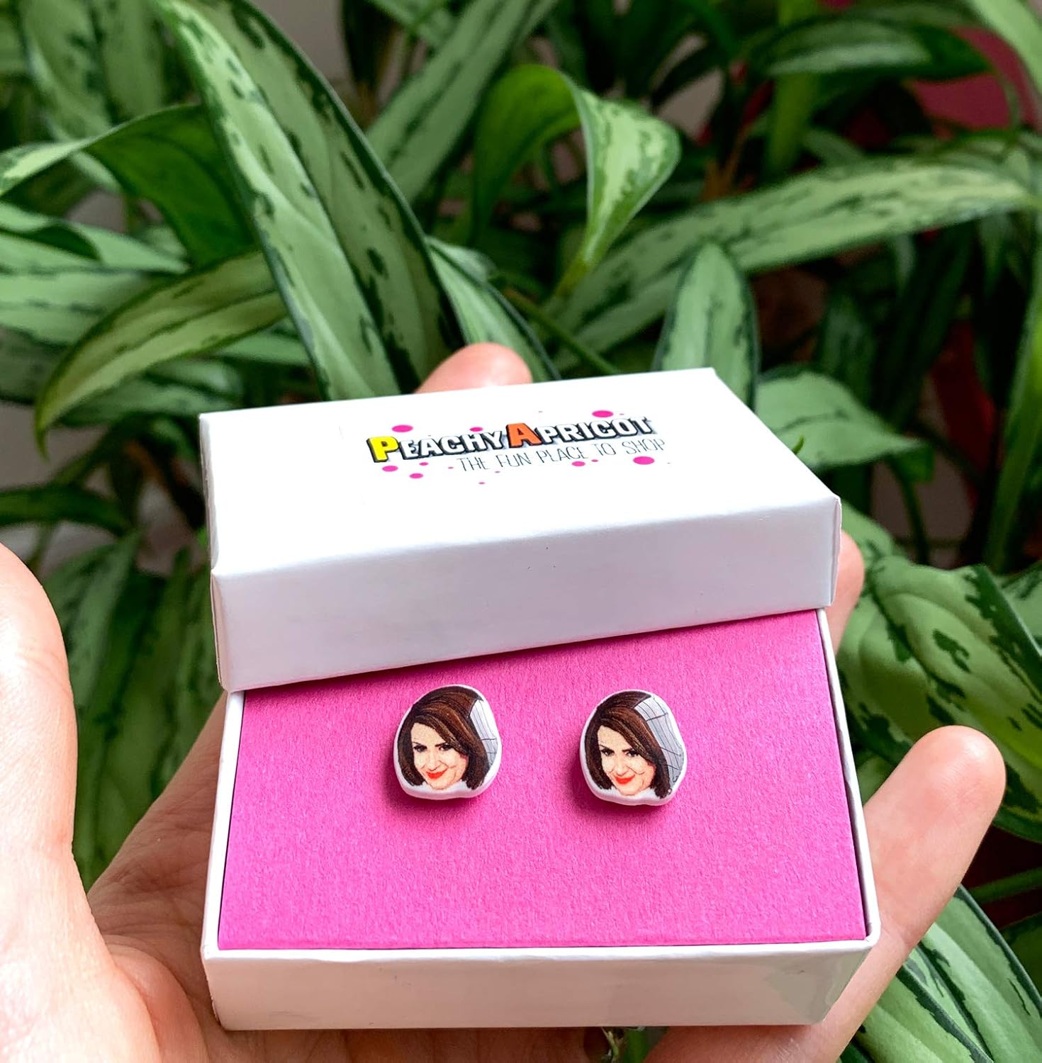 Amazon Com Peachyapricot Nancy Pelosi Earrings Handmade