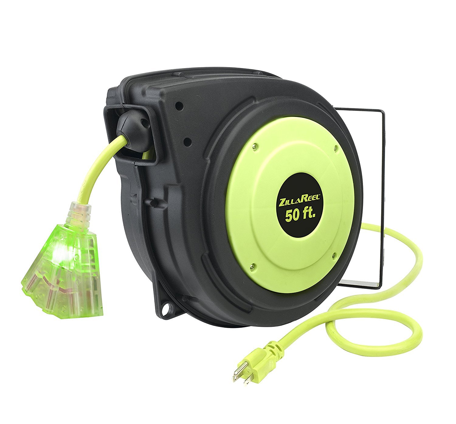 Flexzilla E8140503-AMZ 50 ft. Retractable Extension Cord Reel ZillaReel