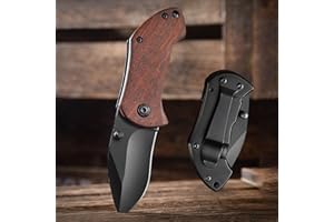 VIFUNCO Keychain Knife, Pocket Knife for Men, Folding Knifes with Clip, Small Box Cutter Knife, EDC Folding Pocket Knives for Outdoor Camping, Gifts for Dad