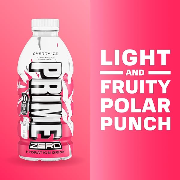 PRIME ZERO VARIETY BERRY ICE, CHERRY ICE, & ORANGE ICE SUGAR FREE SPORTS DRINKS, ELECTROLYTE ENHANCED TO REPLENISH FLUIDS, B VITAMINS, ANTIOXIDANTS, LOW CALORIE, NATURAL FLAVORS, 12 FL OZ, 15 PACK
