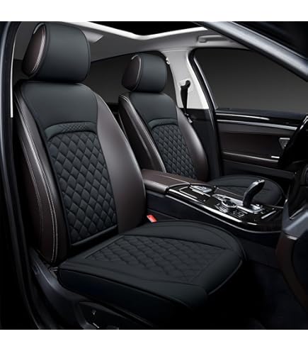 For BMW Z3 1996-2002 IGGEE CUSTOM MADE FIT 2 FRONT SEAT COVERS BLACK/BEIGE - Foto 5