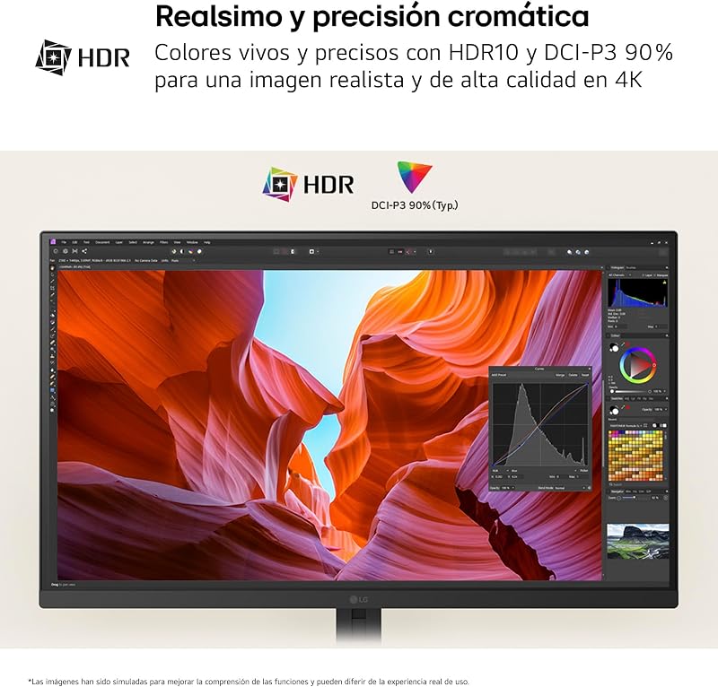 Monitor Ultrafino 32U720A-B - 32'', UHD (3840 x 2160), VA, Preto