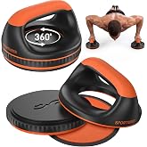 Sportneer Rotating Push Up Bars, Wrist-Friendly Detachable Handles, 440 lb | Detachable Design, More Than Basic Push-Ups, 2-in-1 or 3-in-1 Options, More Ways to Train, Compact Home Gym