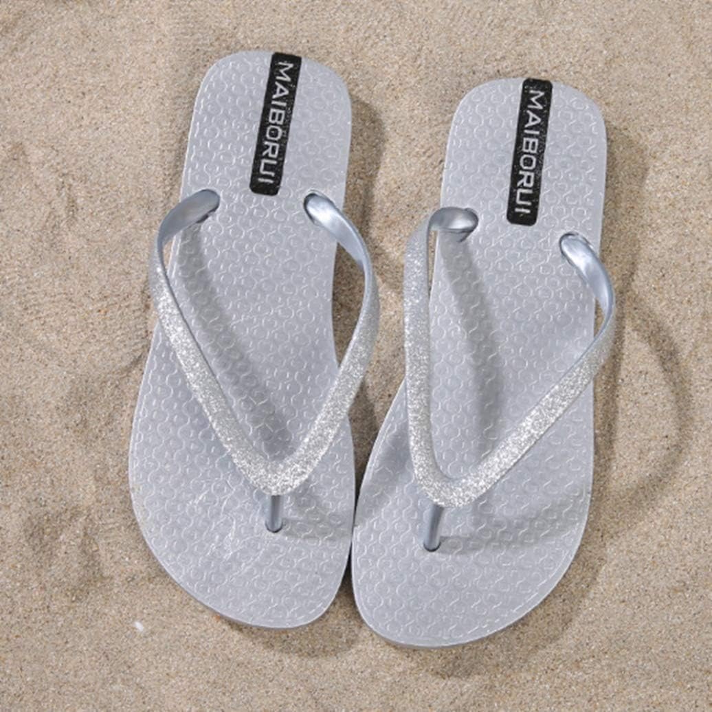 slippers on the beach