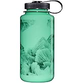 Nalgene Sustain Tritan BPA-Free Water Bottle Made with Material Derived from 50% Plastic Waste (Using ISCC Certified Mass Balance), 32 OZ, Wide Mouth