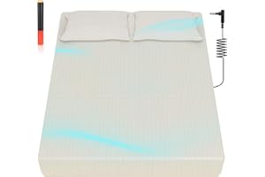 Pillcase Grounding Sheet, 90% Organic Cotton+10% Pure Silver Organic Grounded Sheet for Improved Sleep, Pain Relief, with Static Grounding Cord and Test Pen (White, (60.1 * 80 * 15.1inch))