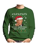 Green Turtle Trump Weihnachtspullover - 'Make Christmas Great Again' Fun-Sweater